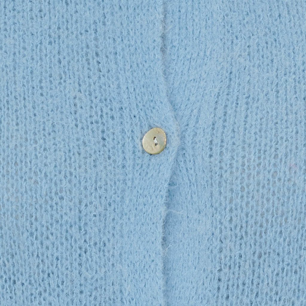Juliana Knit Cardigan - Strong Celeste