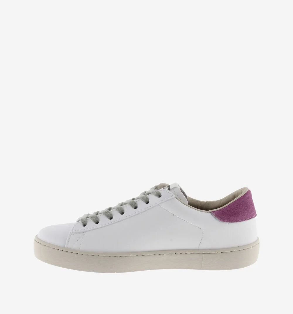 Berlin Split Leather & Glitter - Fucsia