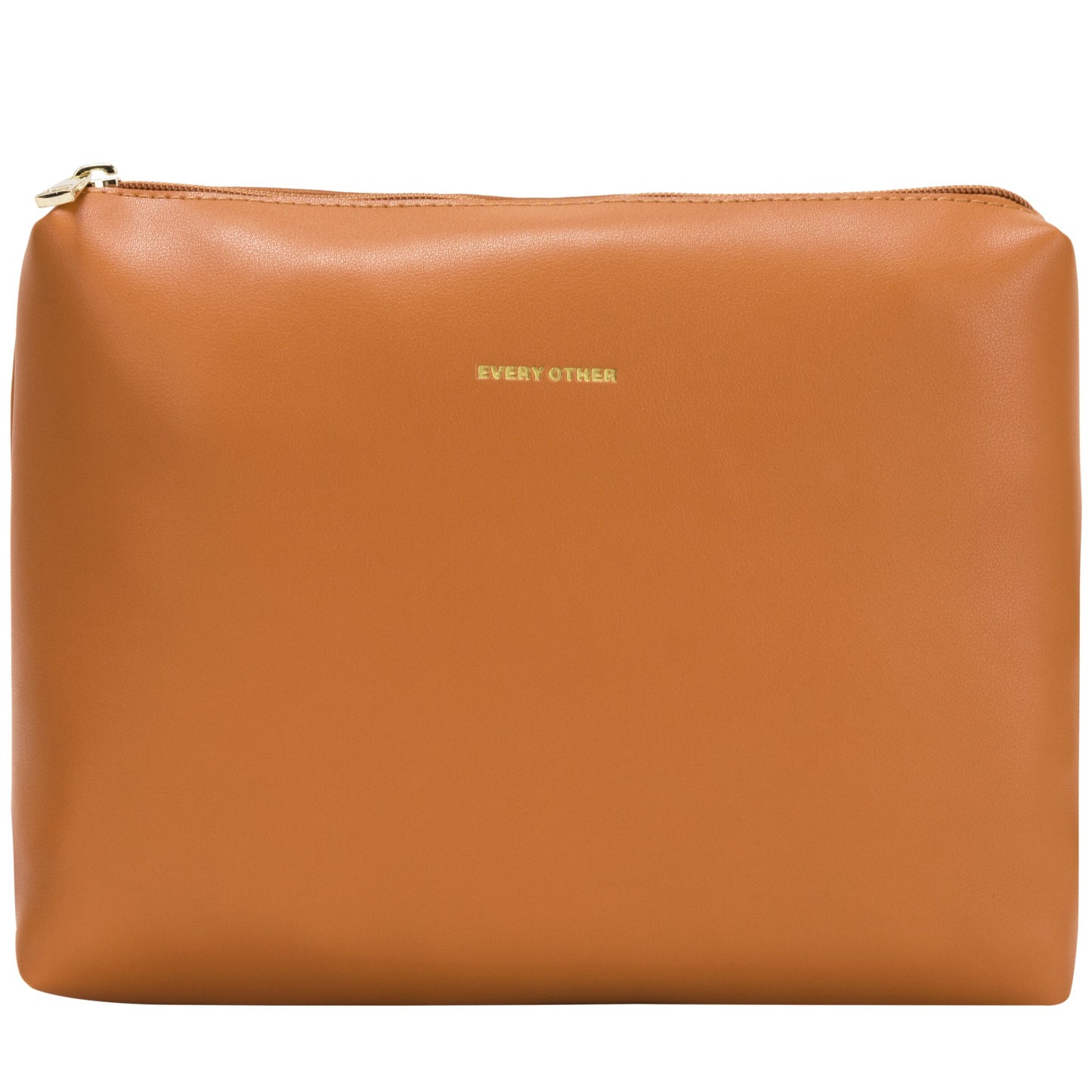 Twin Strap Large Shoulder Bag - Tan