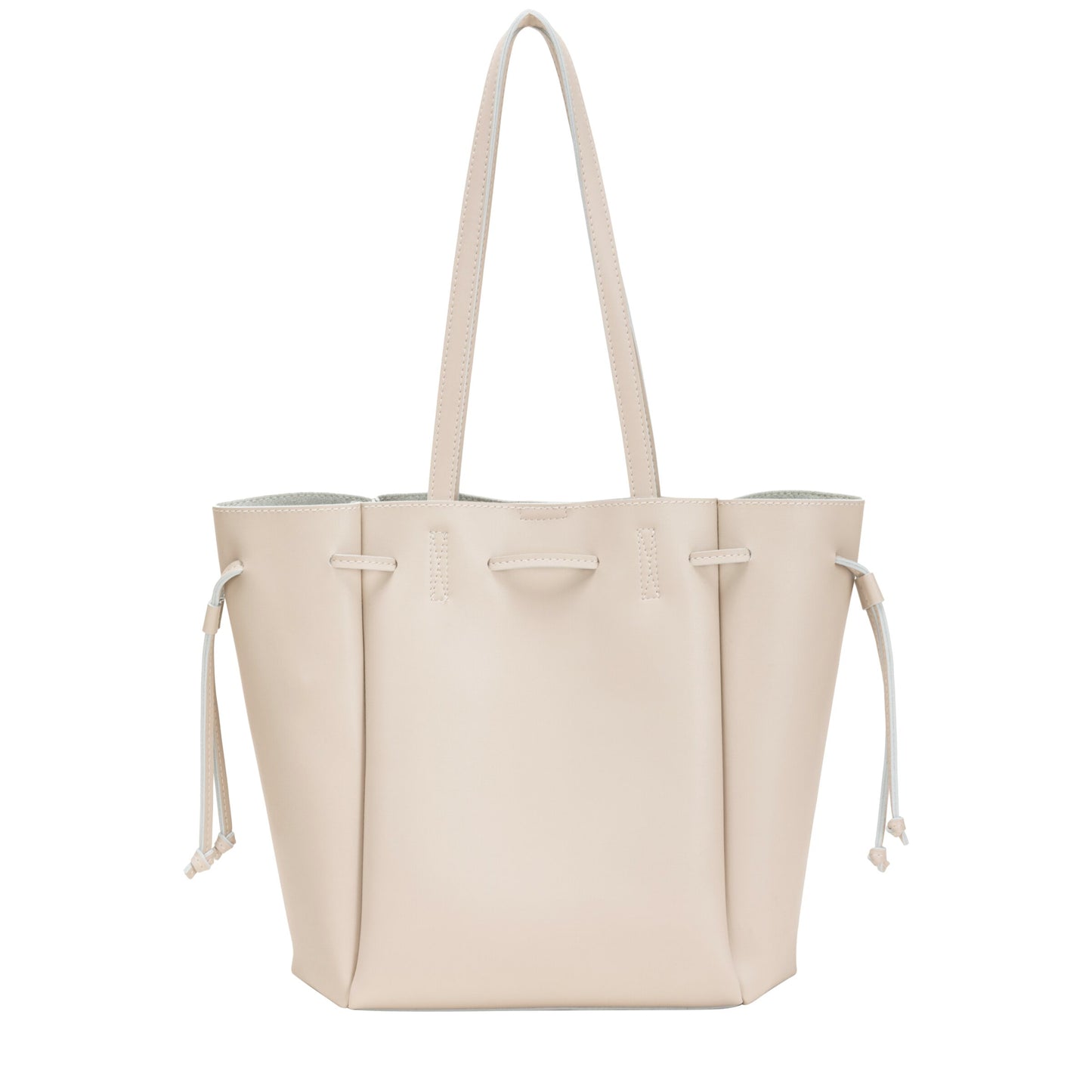 Draw Top Tote Bag - Taupe