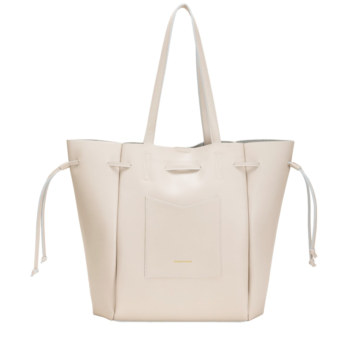 Draw Top Tote Bag - Taupe