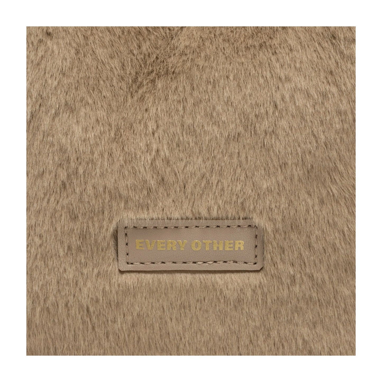 Faux Fur Scoop Grab Bag - Taupe