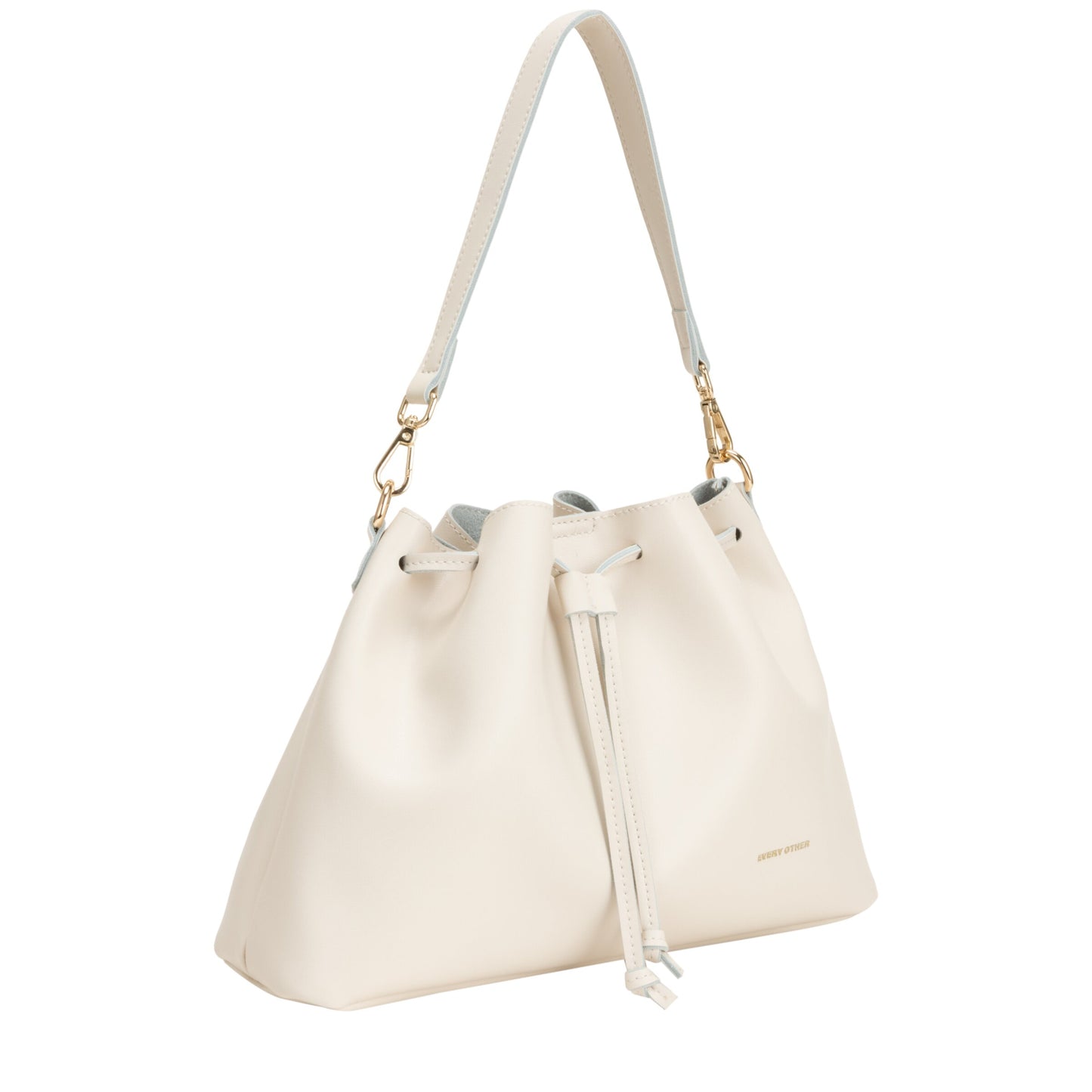 Drawstring Shoulder Crossbody - Off White
