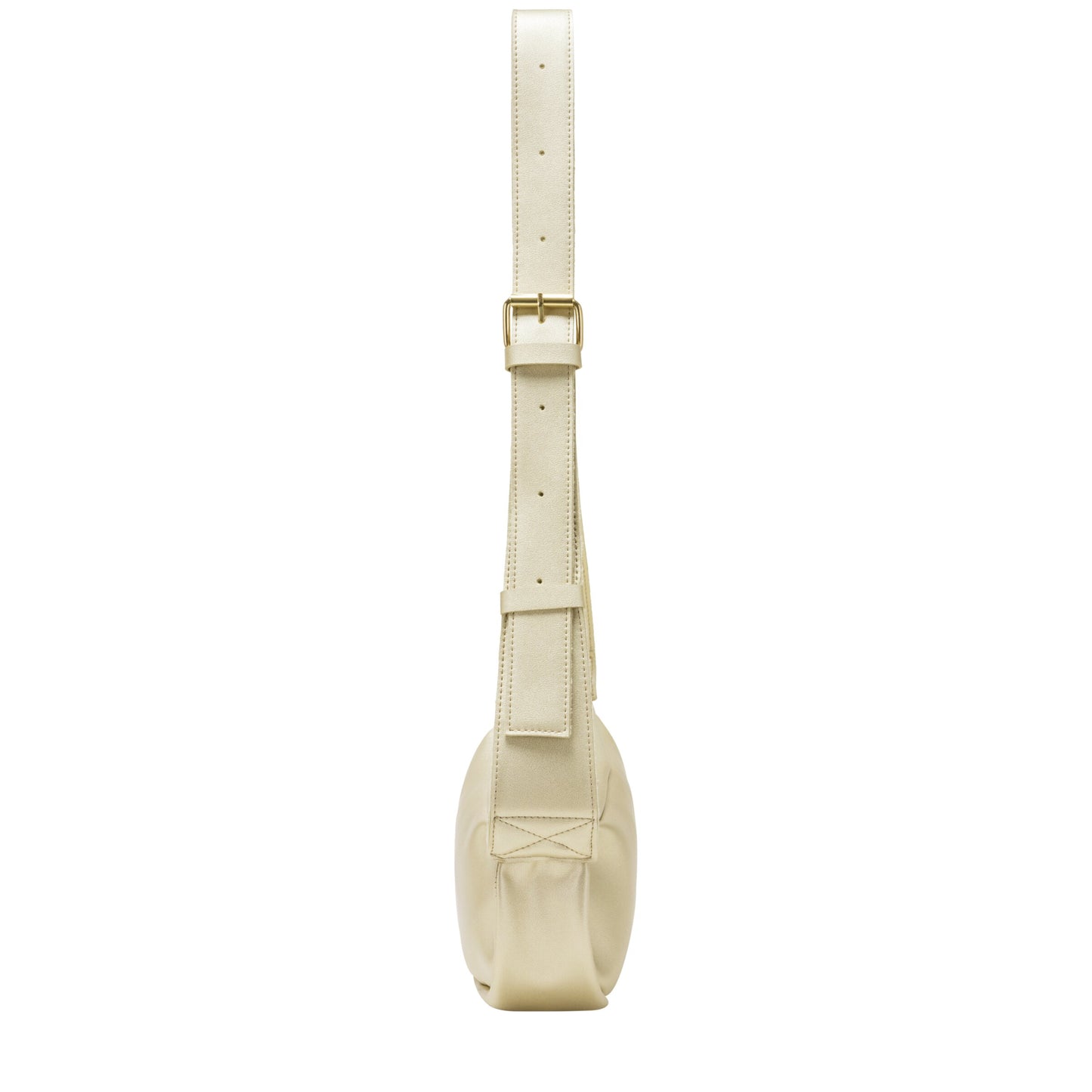 Soft Crescent Bag - Gold
