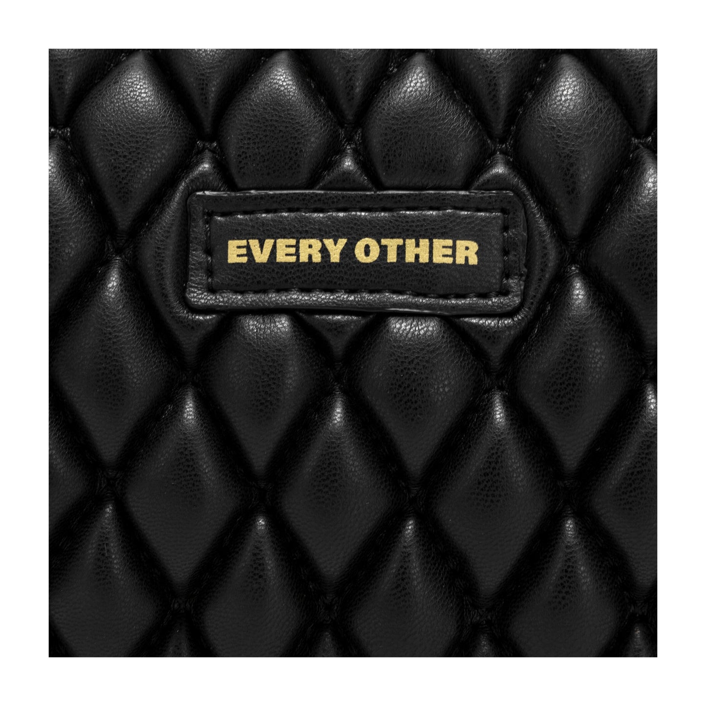 Quilted Camera Bag - Black
