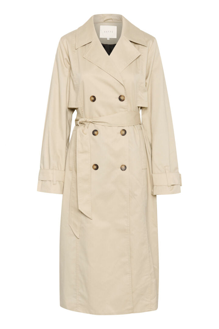KApatricia Trench Coat - Feather Grey