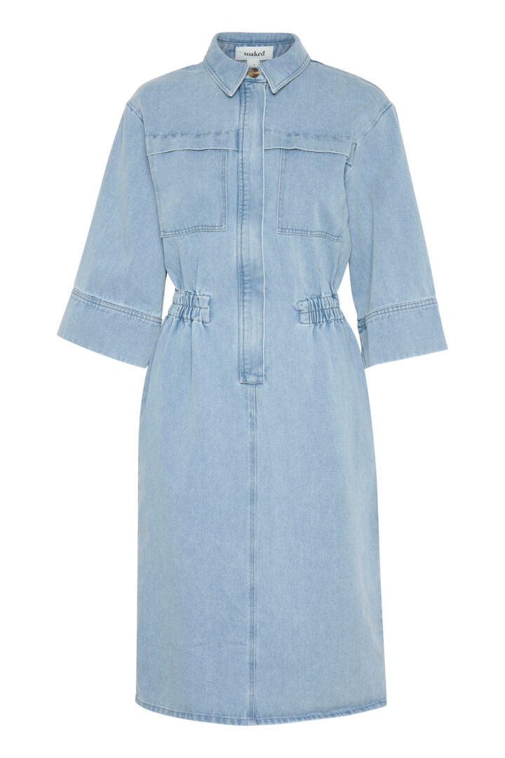 SLAnnabeth Dress - Light Blue Denim