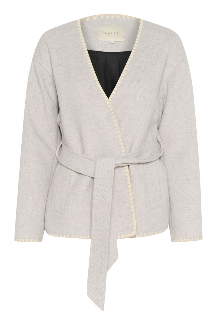 KAulrikke Jacket/ Cardigan - Light Grey Melange