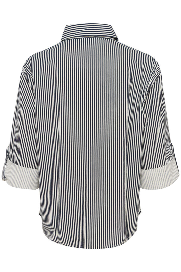 ZalindaSZ Stripe Shirt - Ice Nightsky Stripe