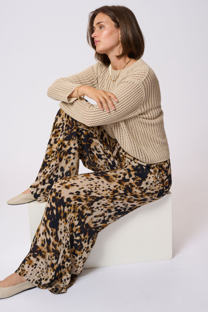KAthora Amber Trousers - Leopard Print