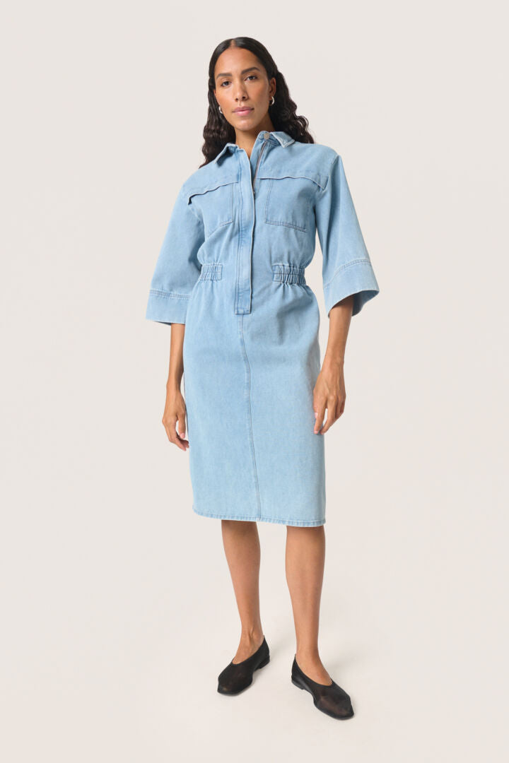 SLAnnabeth Dress - Light Blue Denim