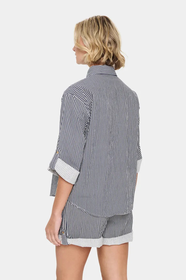 ZalindaSZ Stripe Shirt - Ice Nightsky Stripe