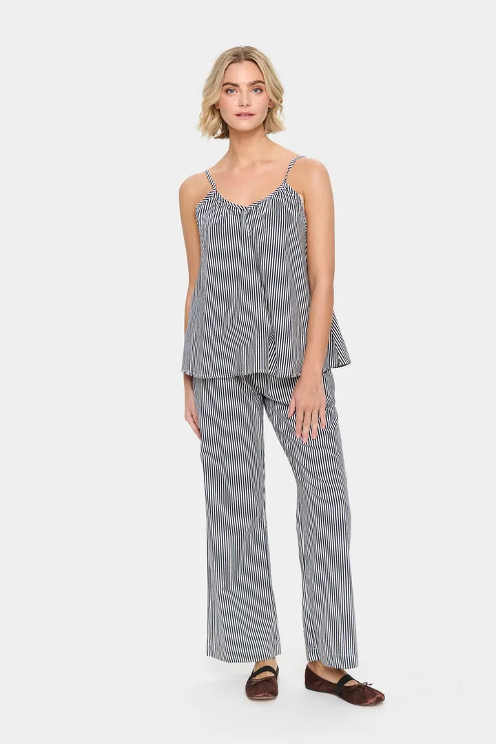 ZalindaSZ Stripe Strap Top - Ice Nightsky Stripe