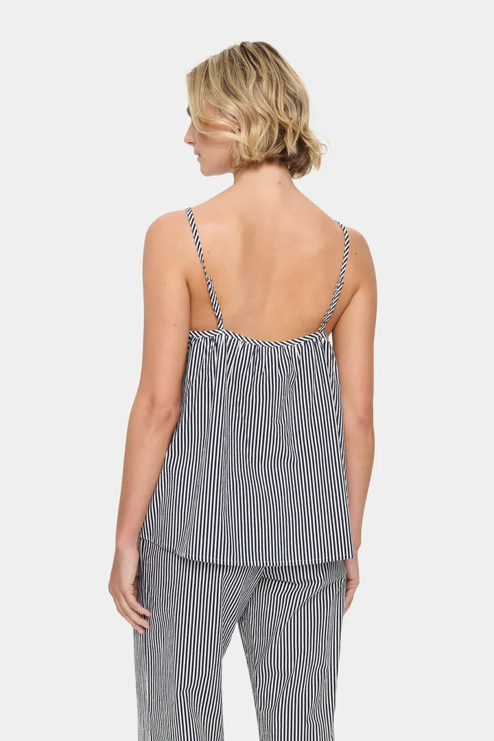 ZalindaSZ Stripe Strap Top - Ice Nightsky Stripe