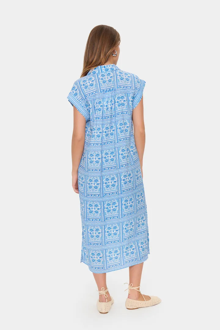 KaisaSZ Short Sleeve Dress - Campanula Paisley