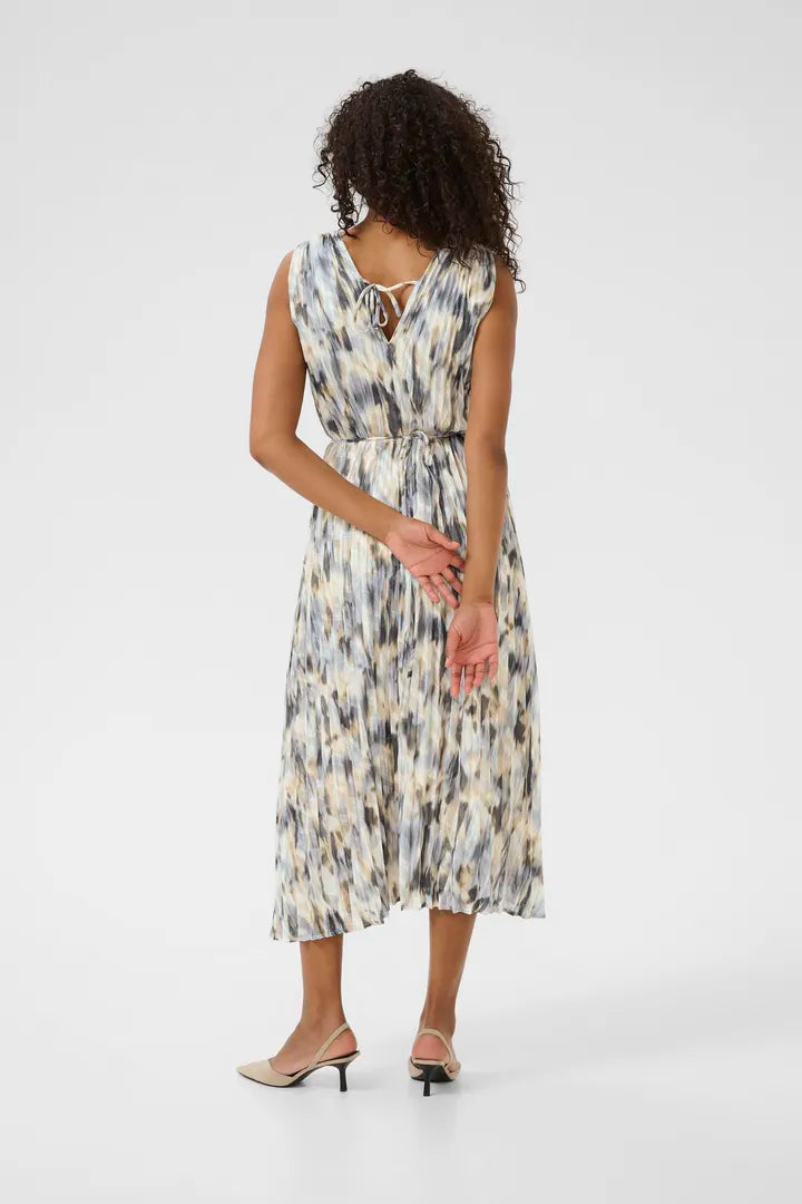KAvicki Dress - Grey Graphic Blur Print