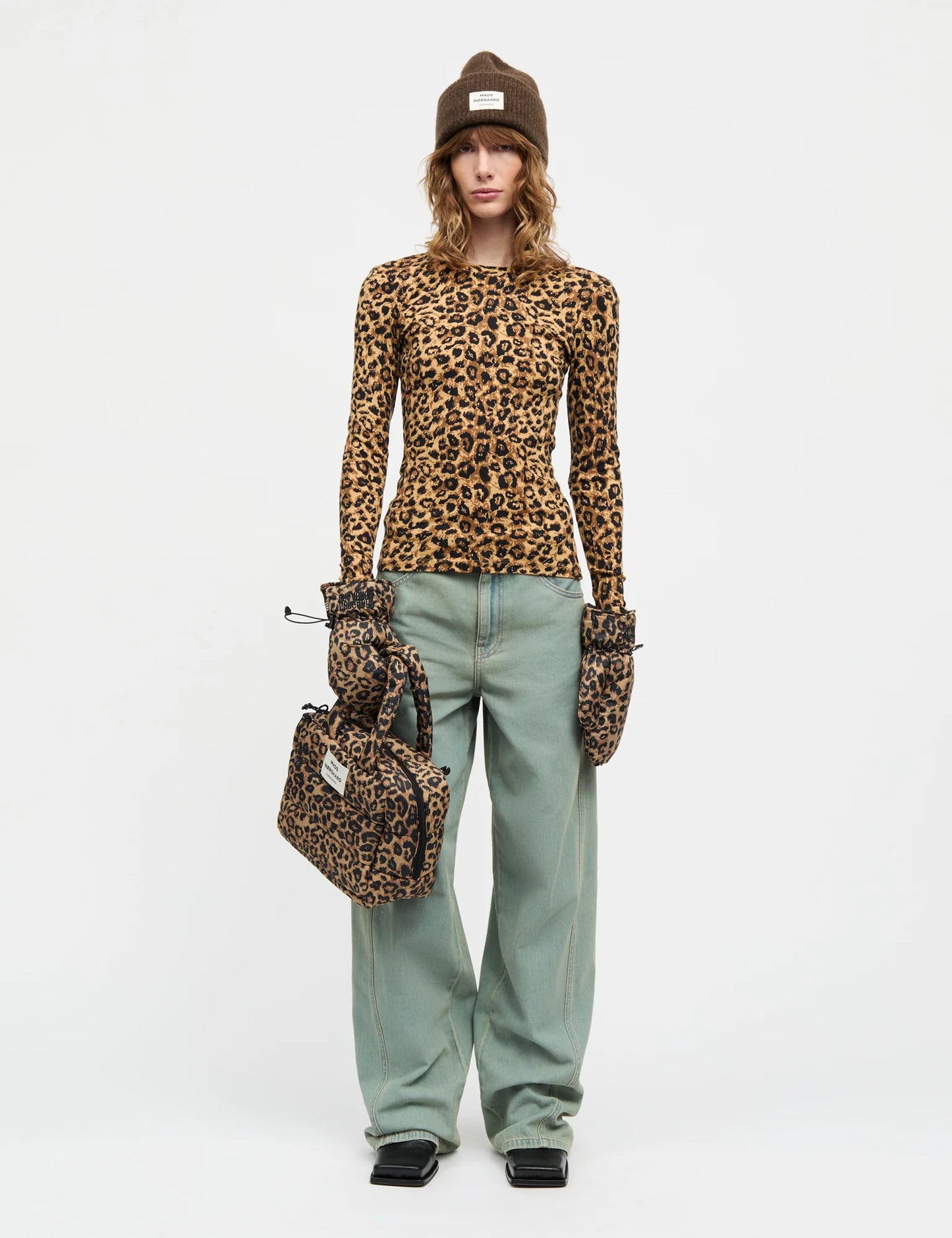Light Ripstop Boxy Bag - Leopard