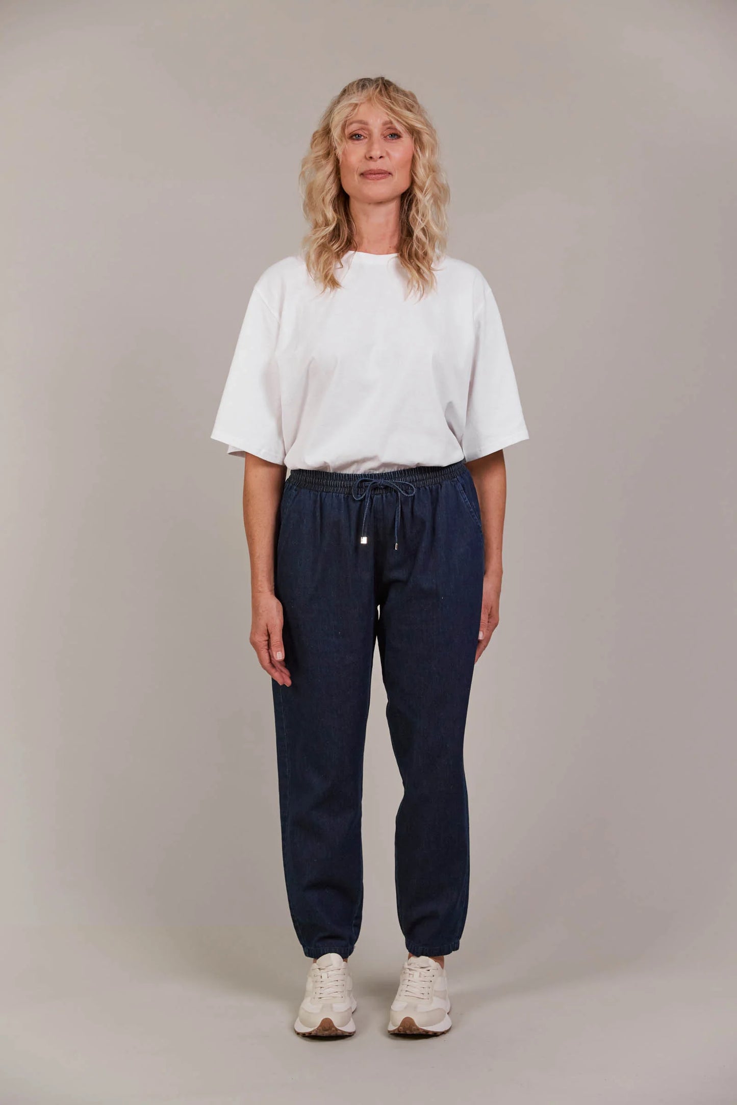 Pepi Relaxed Denim Pant -Oxford