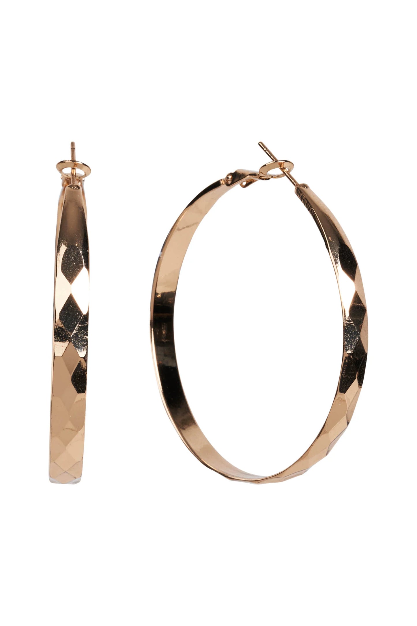 Estel Gold Hoop - Pressed