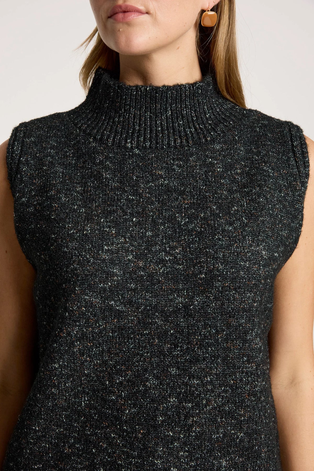 Zarda Knit Vest - Black