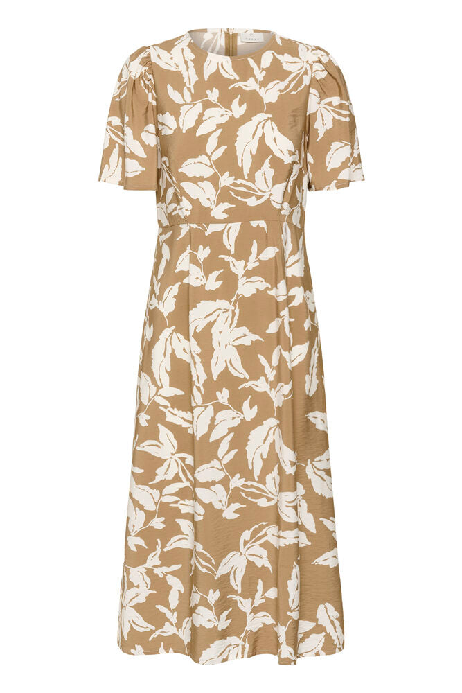 KAmarlo Dress - Oak Chalk Leaf