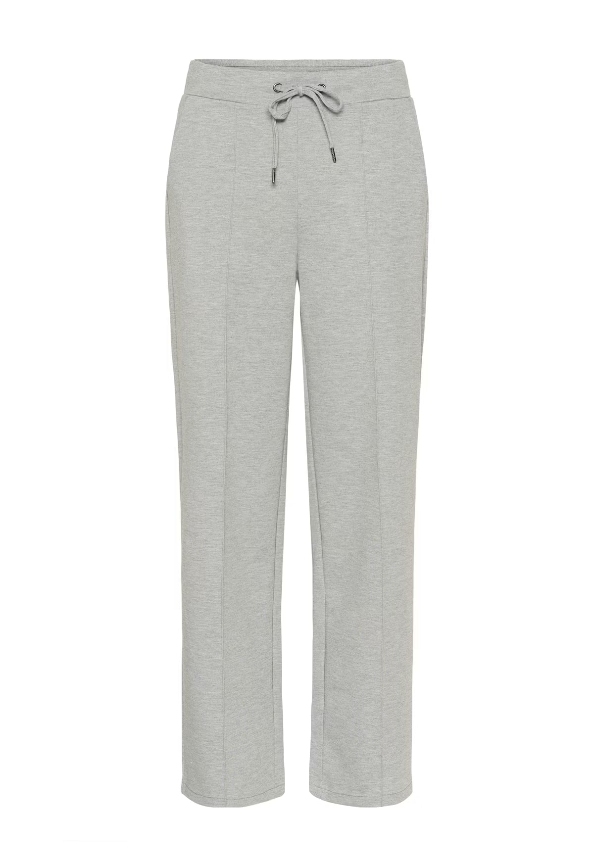 KAjenny Straight Pants - Grey Melange