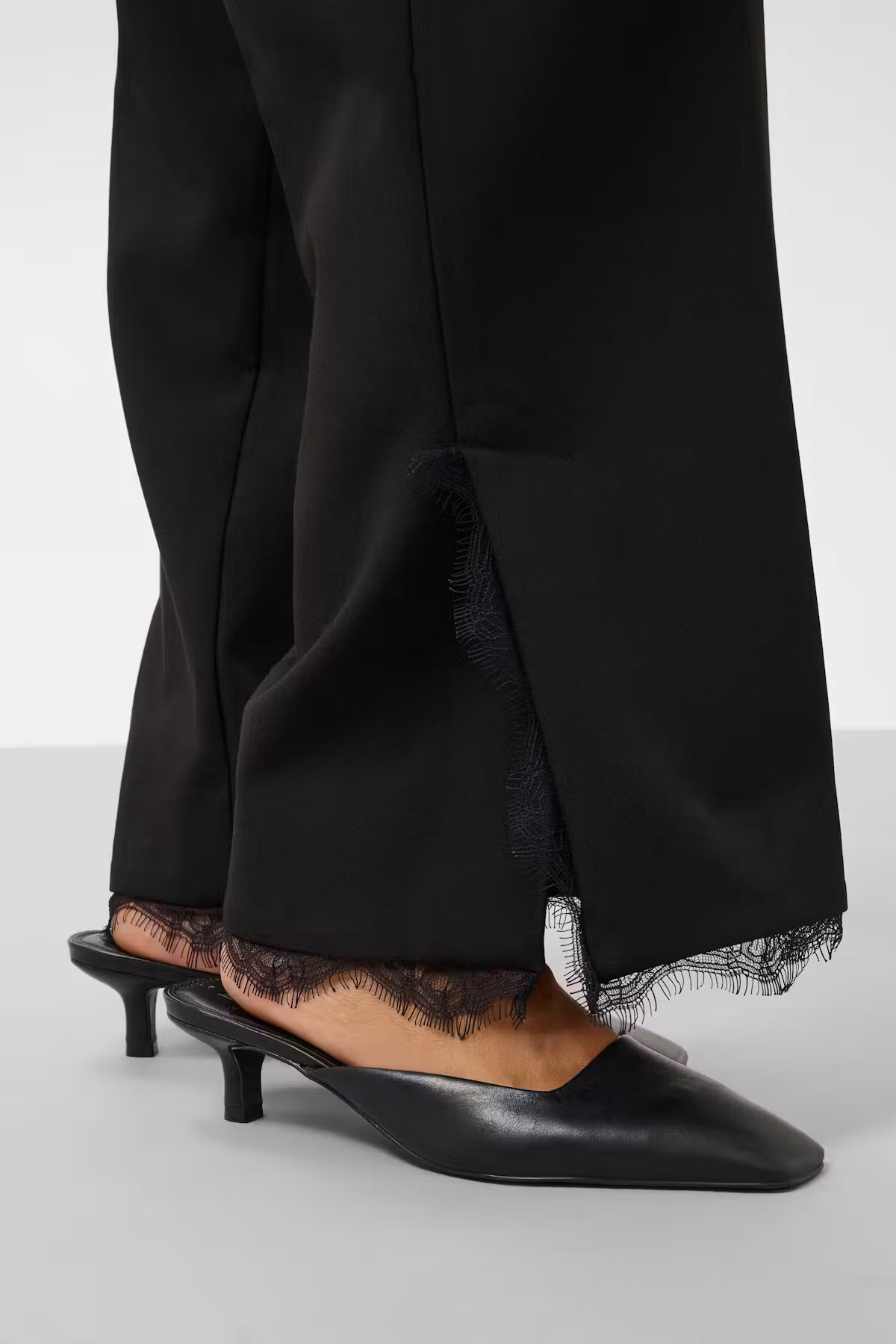 SLCorinne Suiting Pants Lace - Black