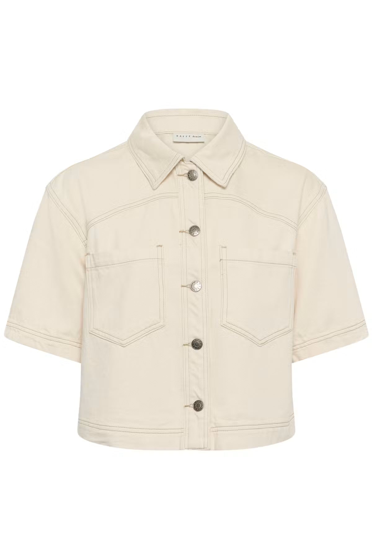 KAcatharina Denim Shirt - Off White Washed