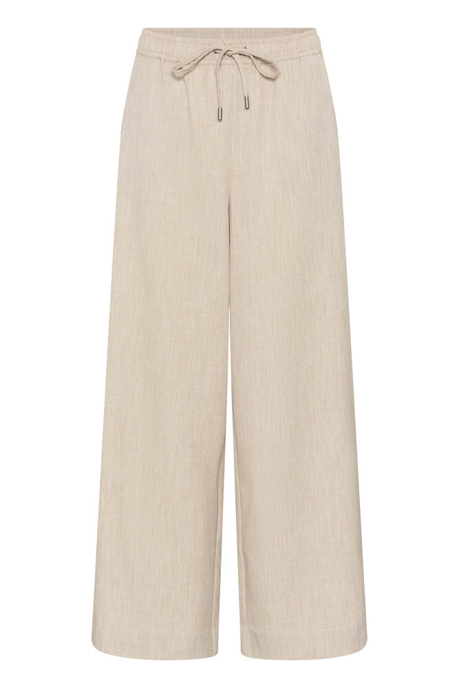 KAomila Trousers - Feather Grey Melange