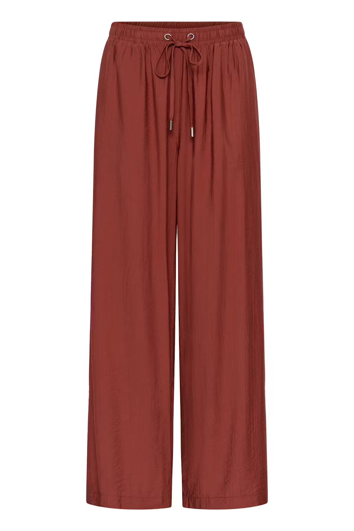 KAemily Wide Trousers - Henna Brown