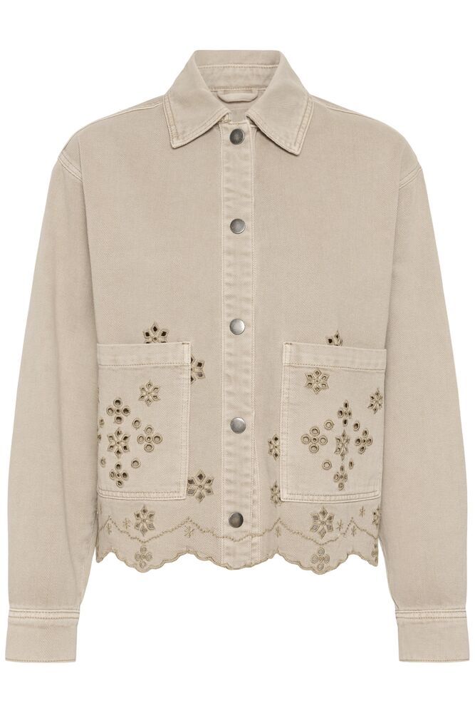 KAmimi Broderie Anglaise Jacket - Feather Grey