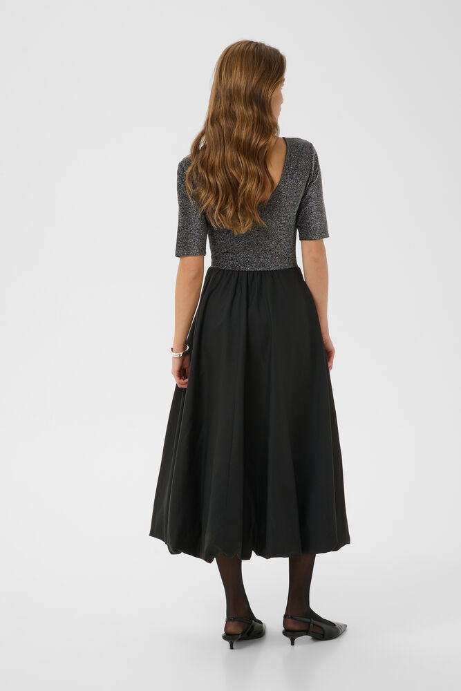 KAkirsten Dress - Black/Silver