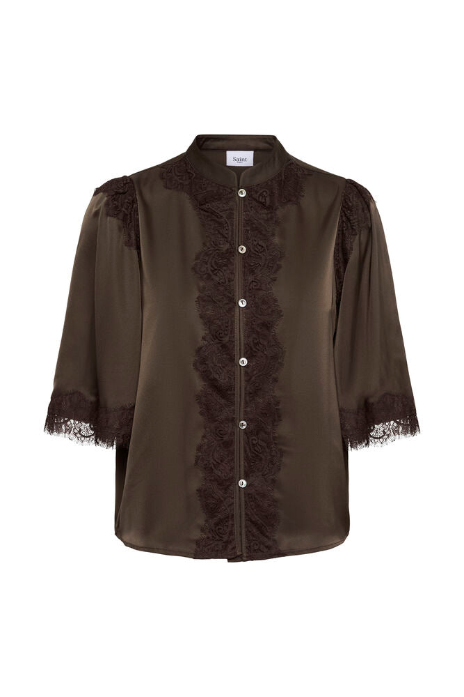 TeaganSZ Shirt - Chocolate Brown