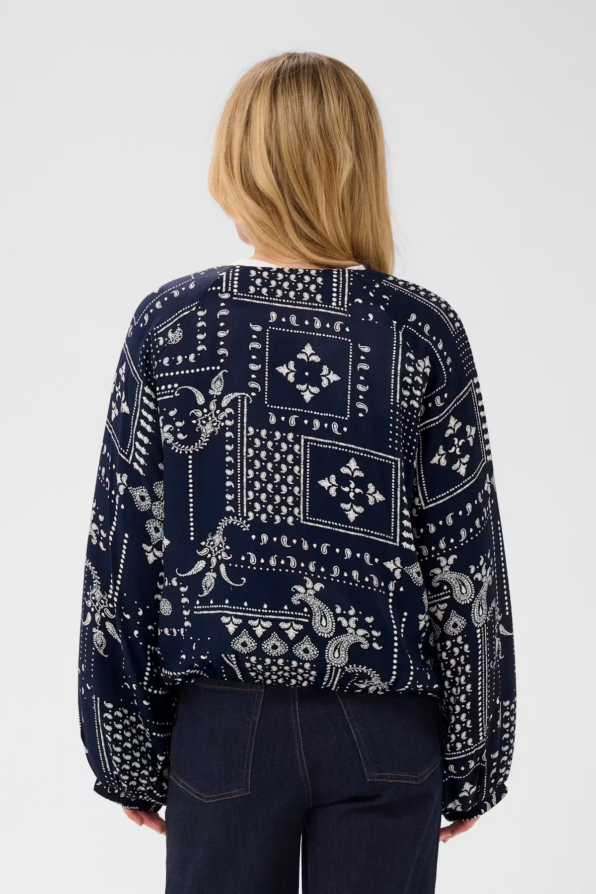 StephanieSZ Bomber Jacket - Nightsky Paisley