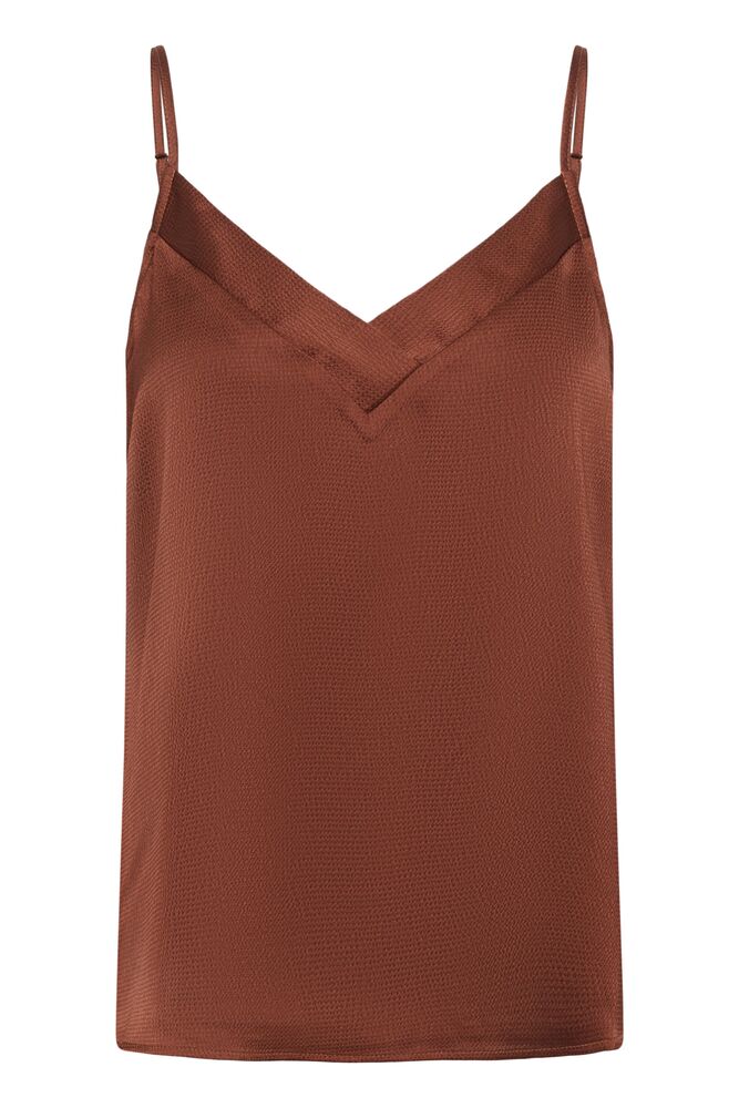 KAlotte Strap Top - Henna Brown