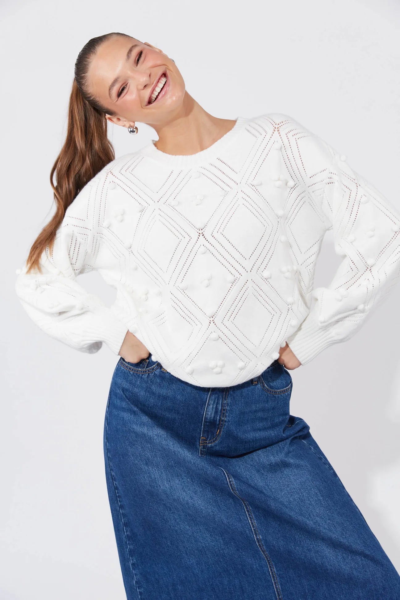 Corfu Jumper - White