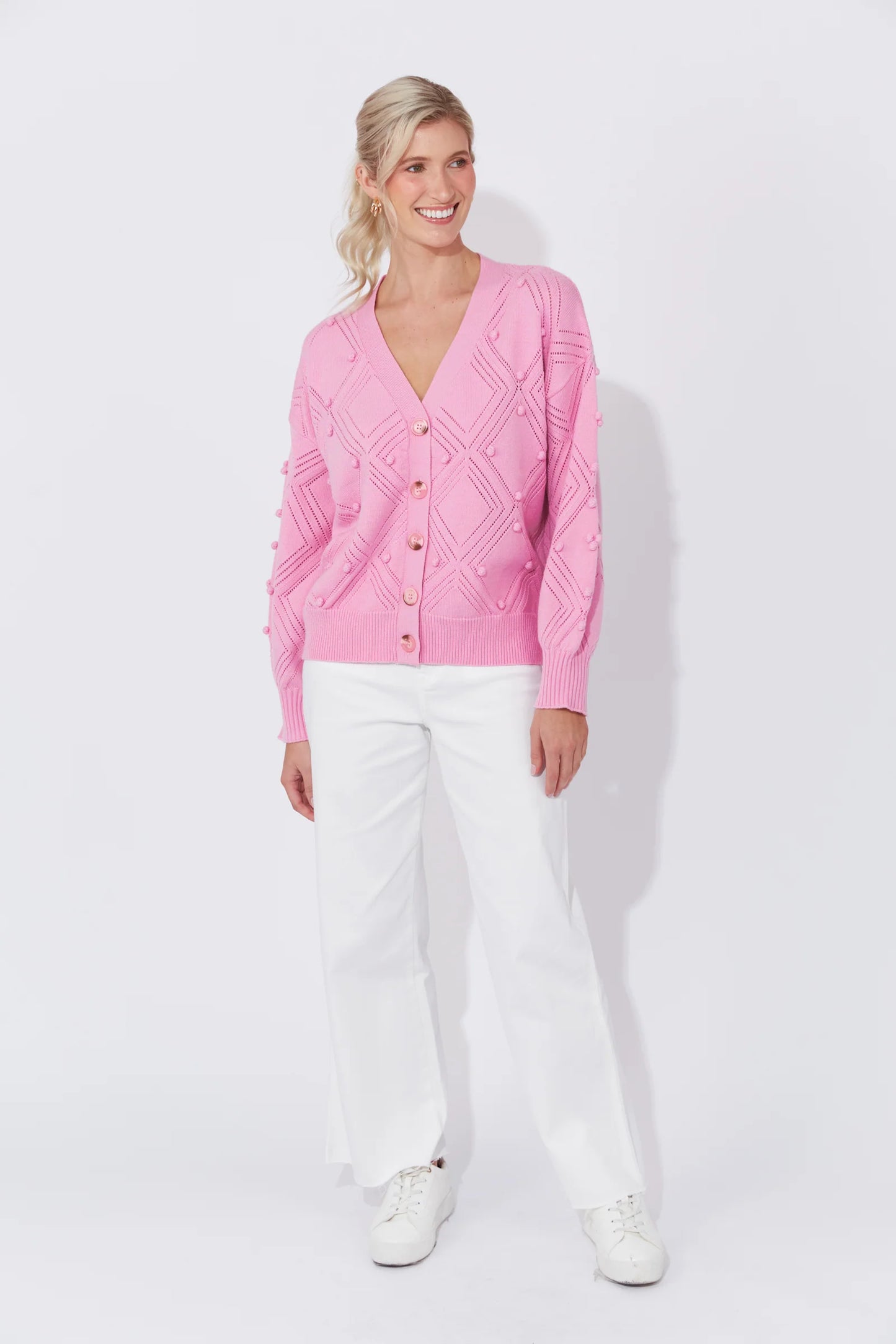 Corfu Cardigan - Musk