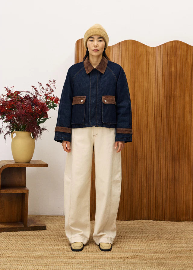 Zola Midnight Denim Jacket - Midnight Blue
