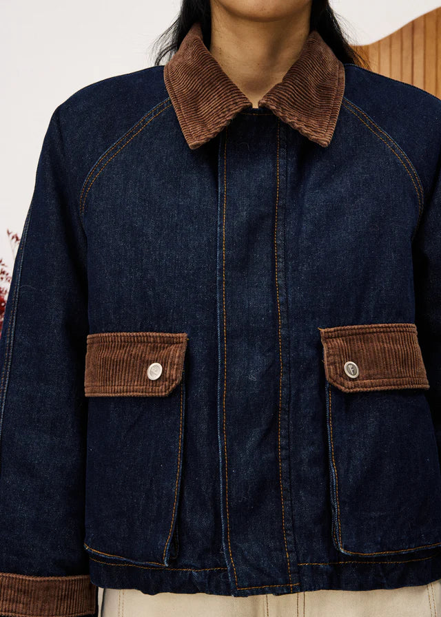 Zola Midnight Denim Jacket - Midnight Blue