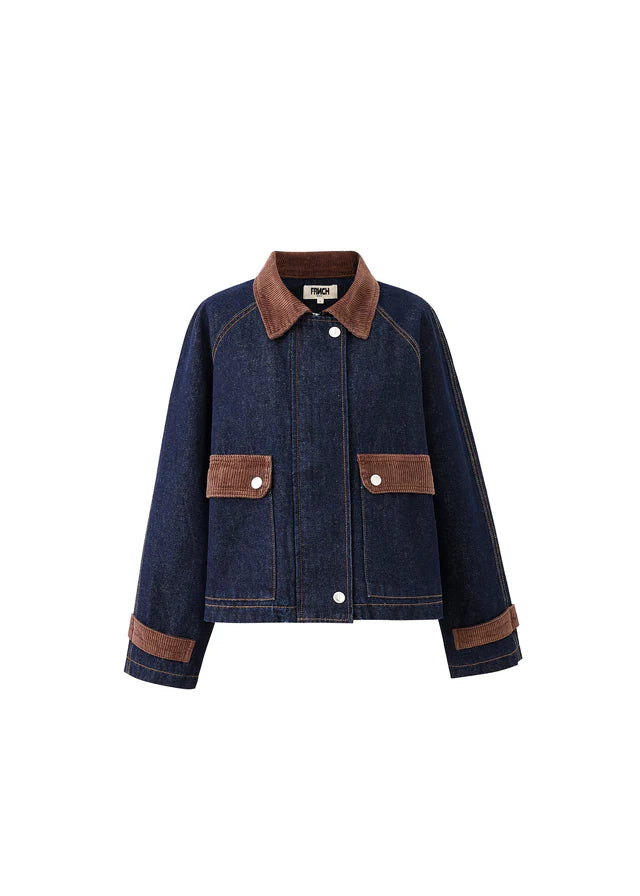 Zola Midnight Denim Jacket - Midnight Blue