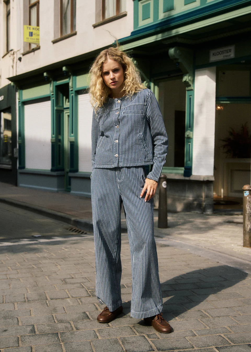 Gaura Blue Denim Jacket - Marine Blue