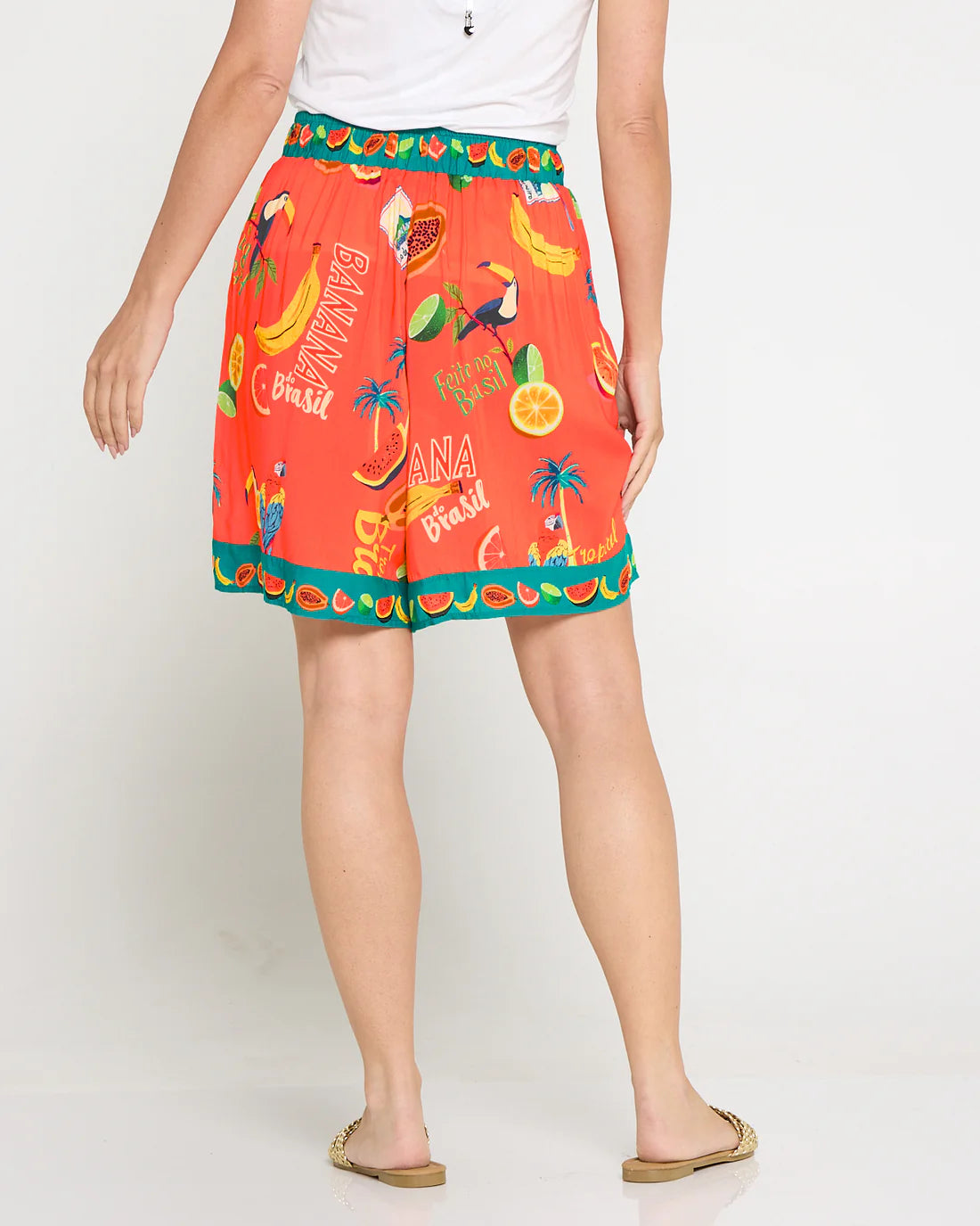 Cabana Shorts - Brasil Coral