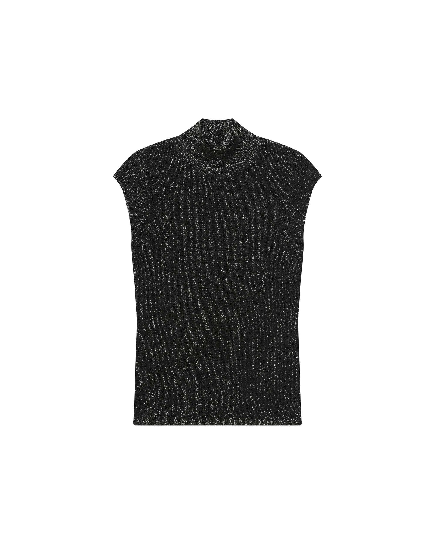 Talisman Jersey Knit Top - Black