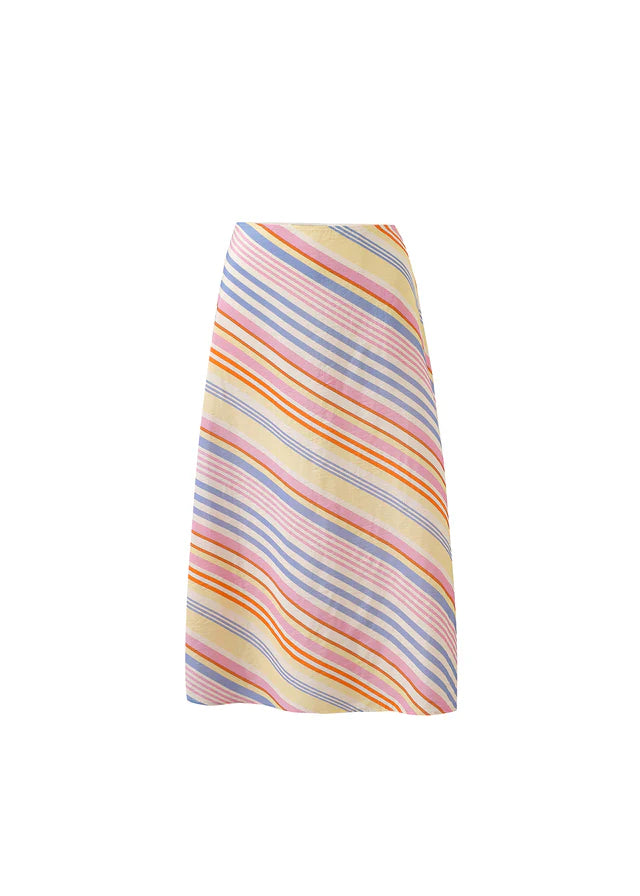 Maily Skirt - Multi Stripes
