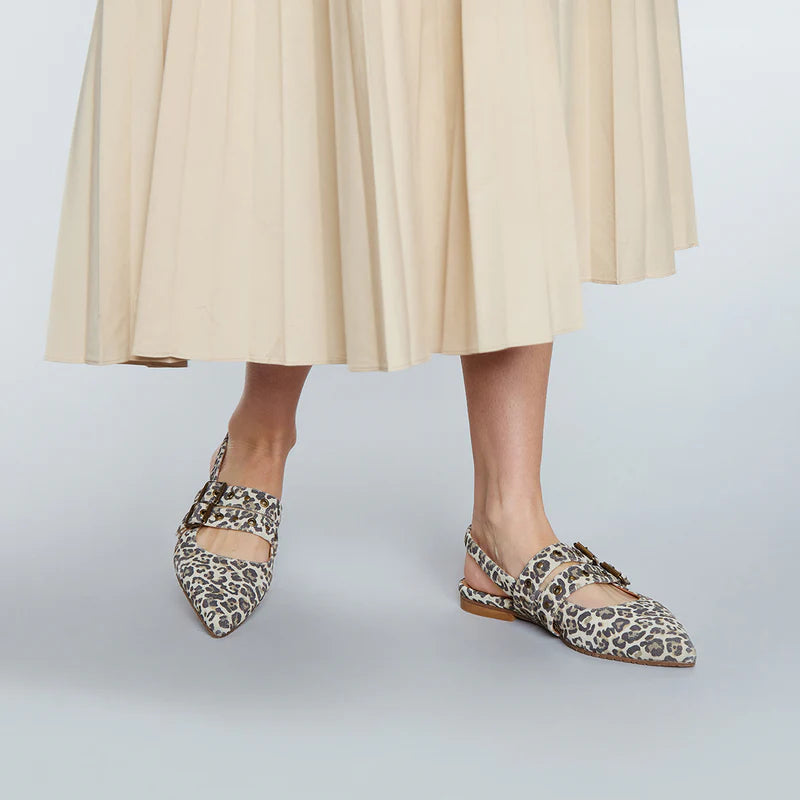Hope Pointy Sling Back - Light Leopard