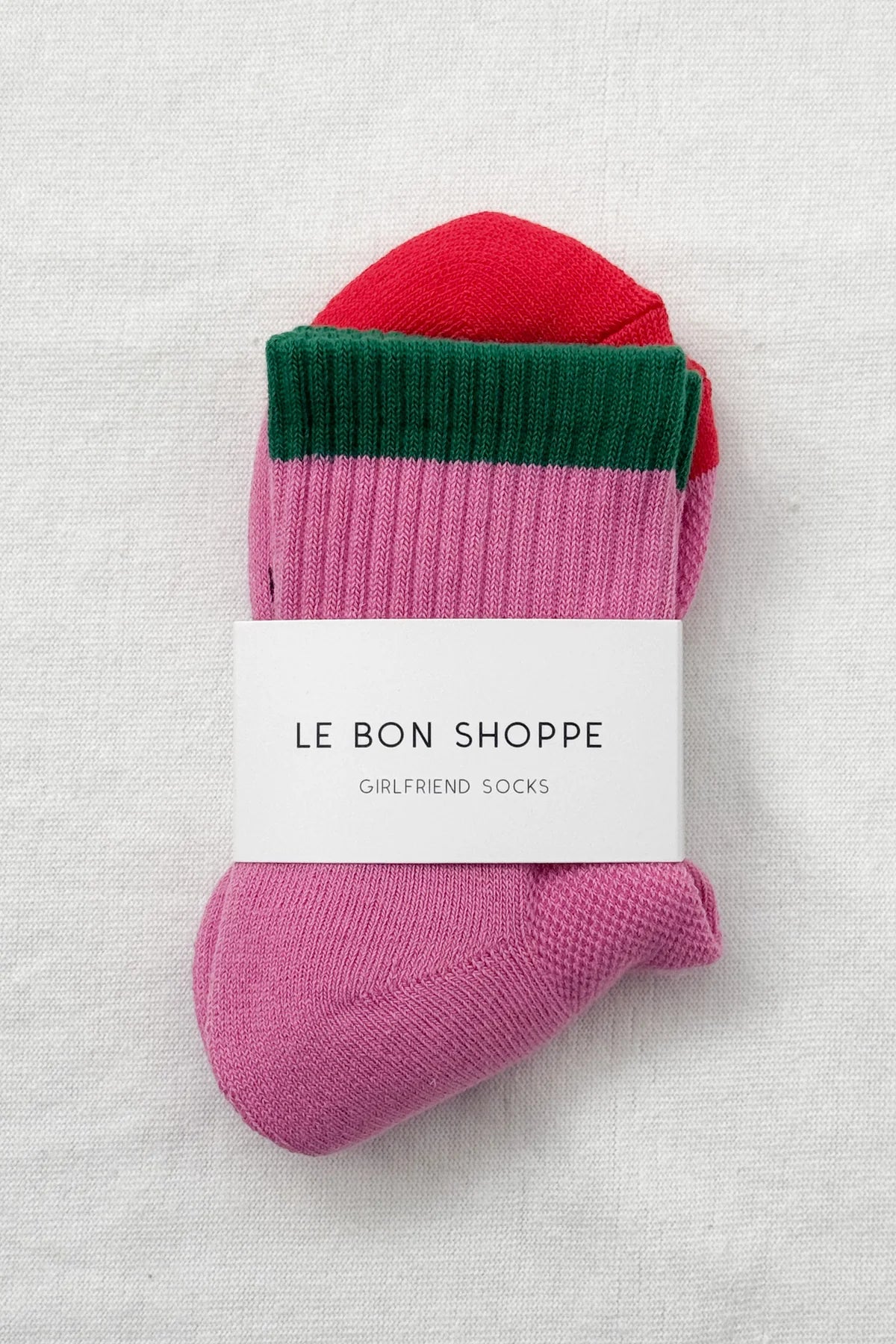 Girlfriend Socks - Rose Green