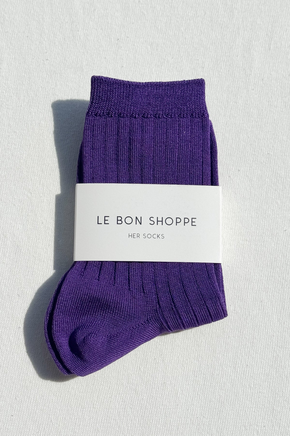 Her Socks - Eggplant