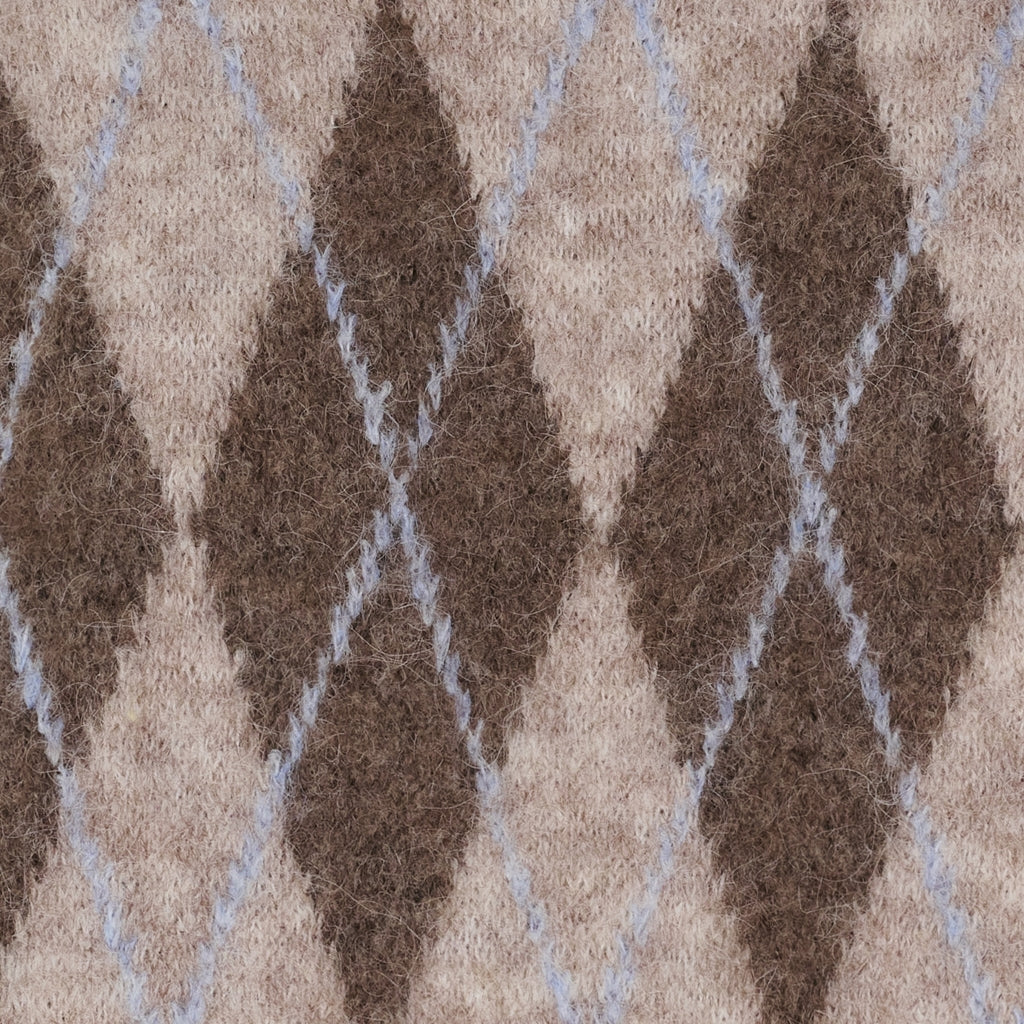 Cora Knit - Beige & Blue