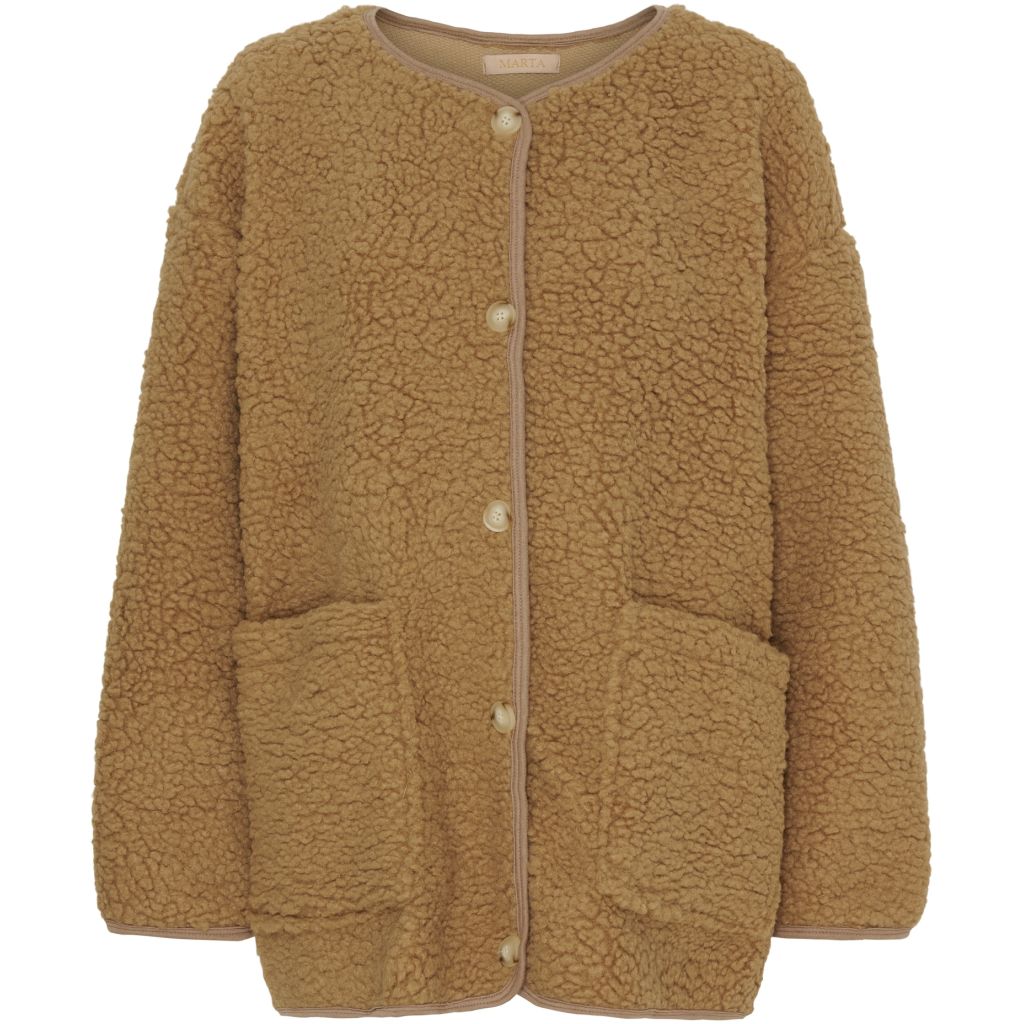 Lucile Teddy Jacket - Biscuit