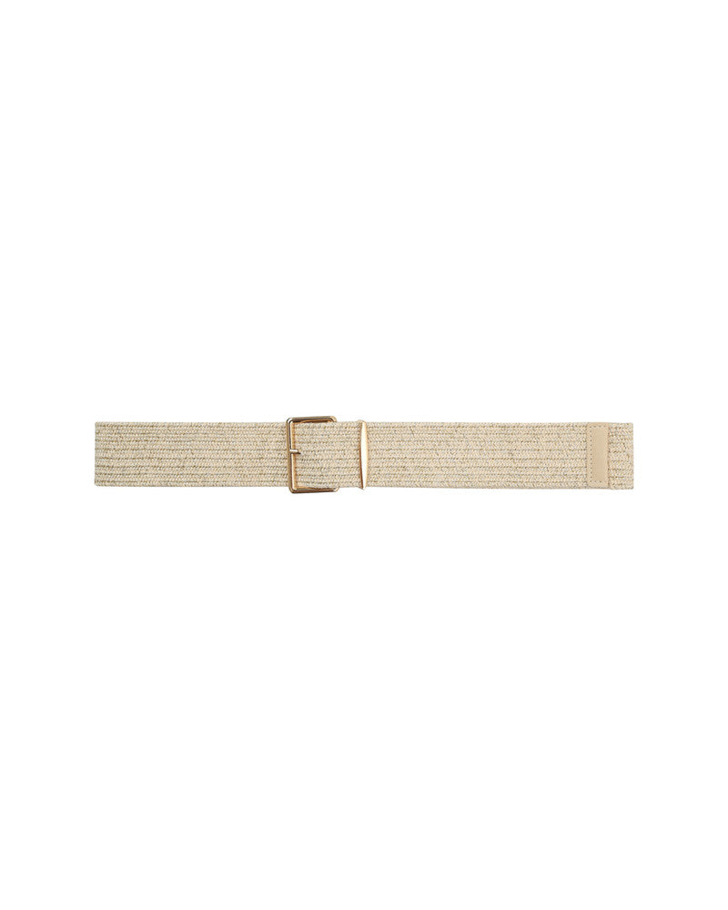 Pommier Woven Belt - White